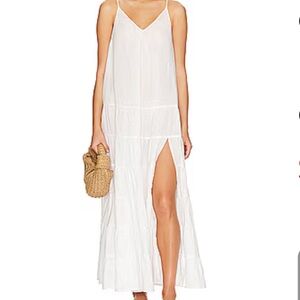 L*Space Cream Goldie Cover-Up Dress
